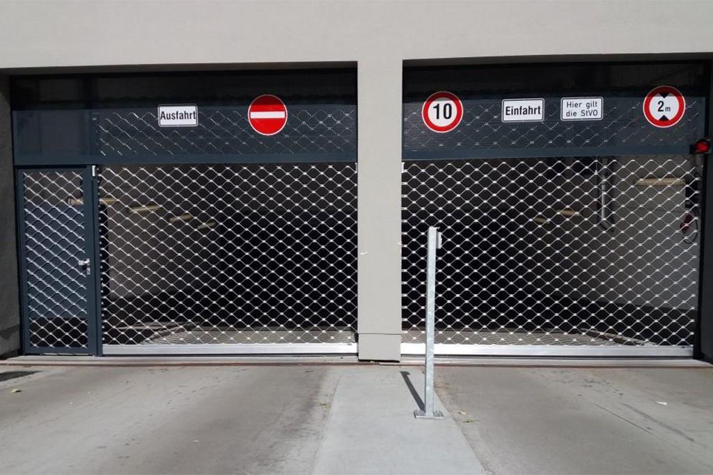 Underground car park door